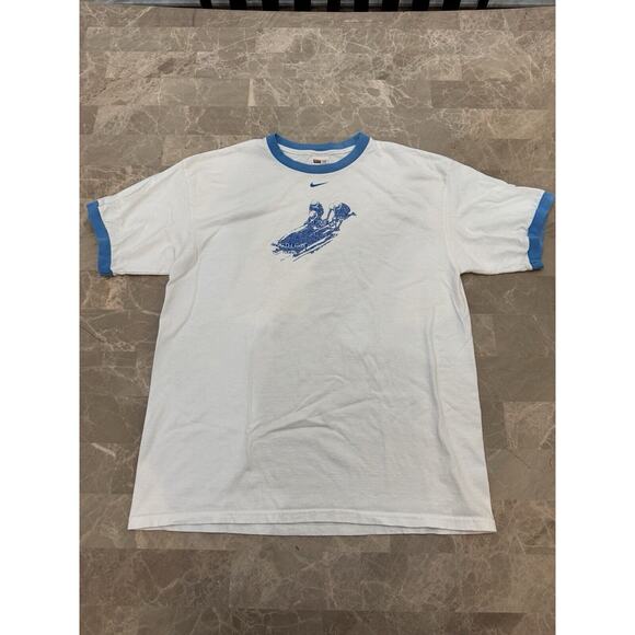 Vintage Y2K Nike Center Swoosh 2006 Olympic Games Ringer Shirt Large - Picture 1 of 9